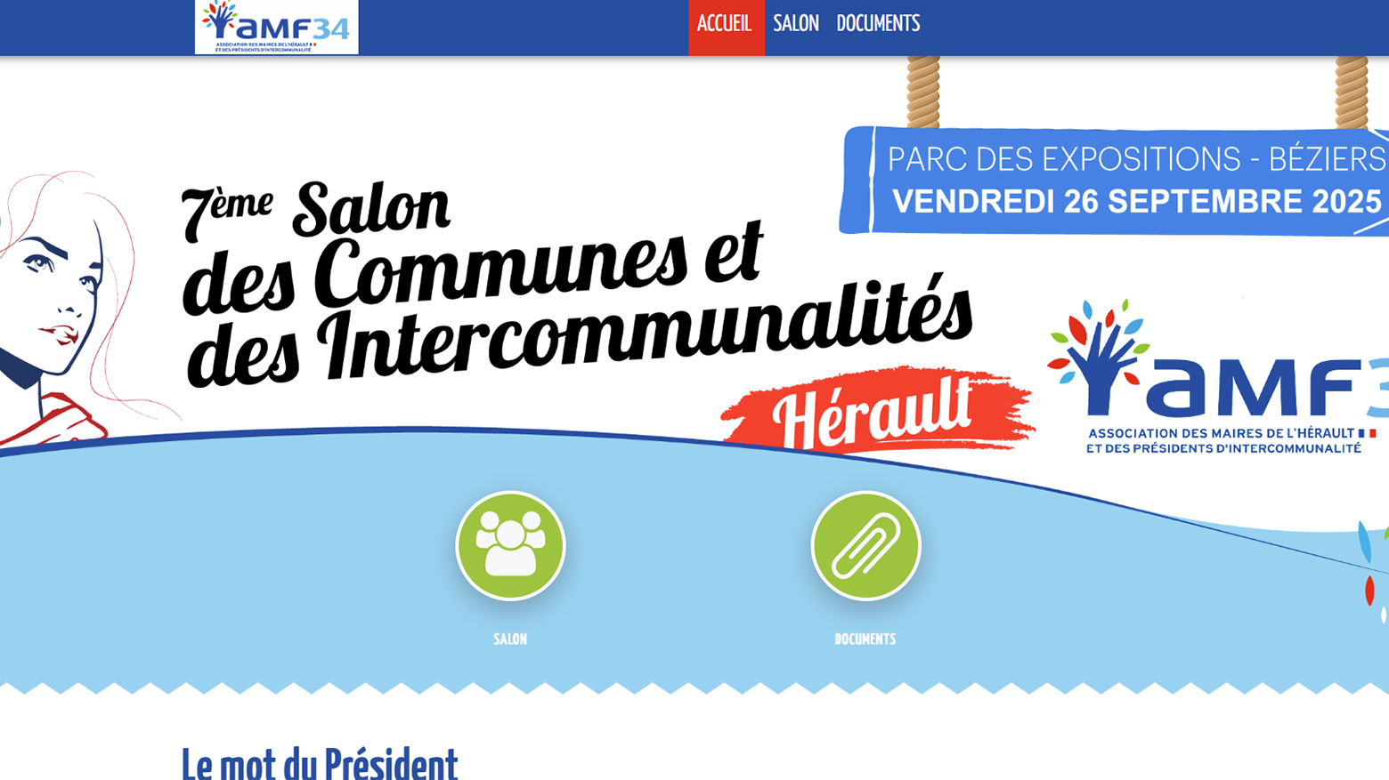 Comm'un Site - accueil AMF34