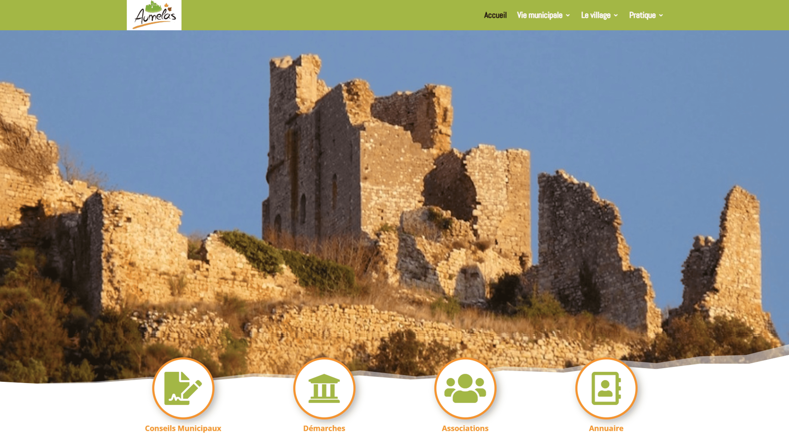 Comm'un Site - Aumelas accueil